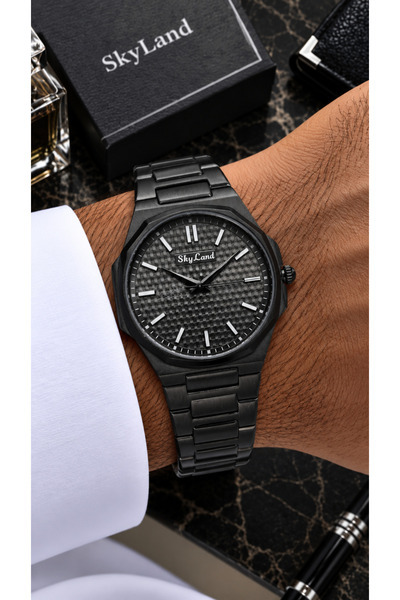 Generic Brand ساعة سكاي لاند – كاربون بلاك LOOSTER TIME