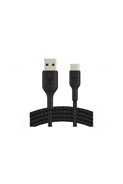 Belkin بيلكن كيبل شحن Boost Charge قماشي USB-C إلى USB-A بطول 3 m أسود، شحن س...