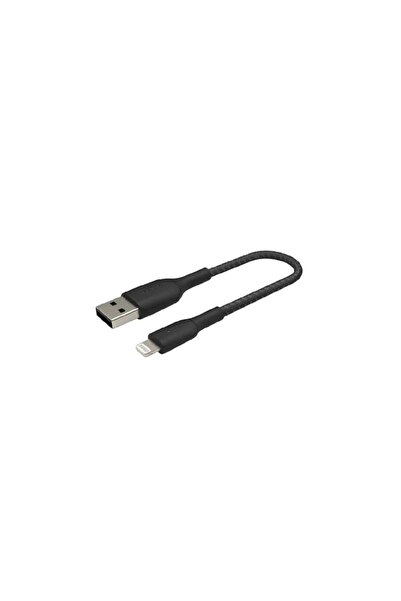 Belkin بيلكن كيبل BoostCharge مجدول Lightning إلى USB-A بطول 15 سم لأجهزة App...