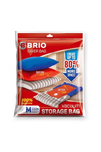 BRIO Sac de vid pentru depozitarea hainelor Brio, 60 x 50 cm, 70 microni