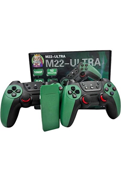 Generic M22 Ultra Game Console Retro TV Stick, 64GB Storage, 52 Emulators, 10...