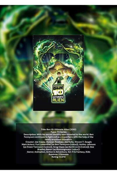 OEM Poster Infografic Ben 10: Ultimate Alien, Colectie Personaje si Puteri, C...