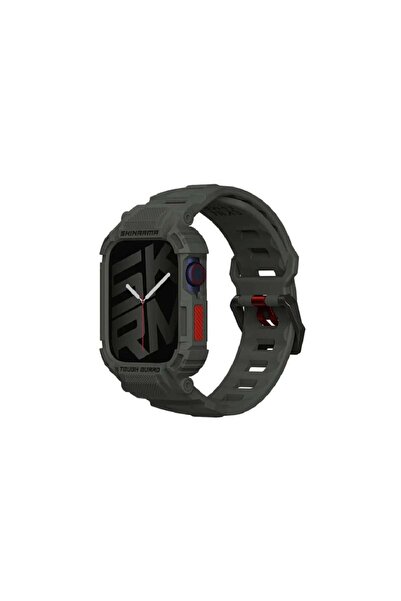 Skinarma سكين ارما سوار وحافظة MECHA 2 في 1 لساعة أبل ألترا 49 mm زيتي، حماية...