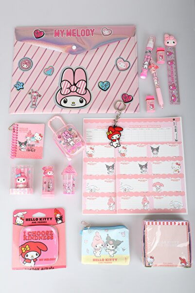 MY MELODY Set de papetărie Licențiat și Best Friends, 20 de piese, cu dosar c...