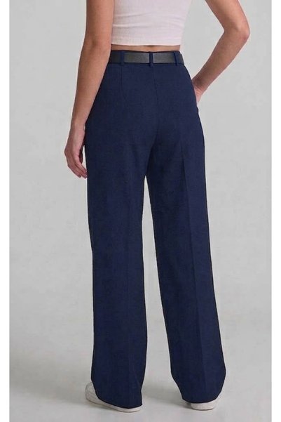 JUPEN Women's Belted Palazzo Trousers