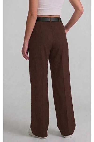 JUPEN Women's Belted Palazzo Trousers