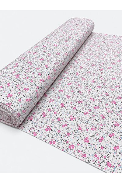 Zümra Baby %100 Pamuk Desenli Poplin Kumaş - Çiçekli - (50x170)