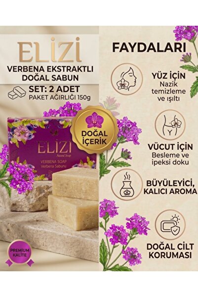 Elizi Verbena Ekstraktlı Doğal Sabun