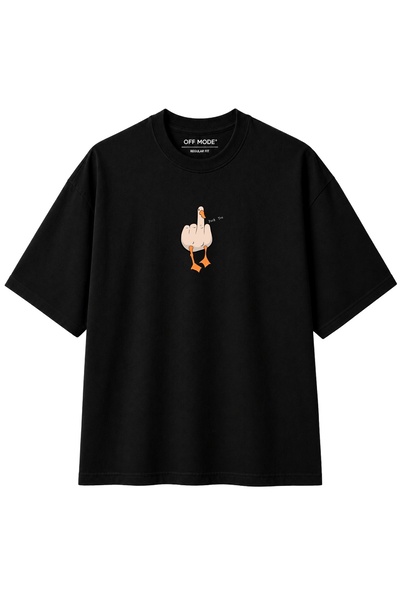 Duck You Baskılı Unisex Regular Fit T-Shirt