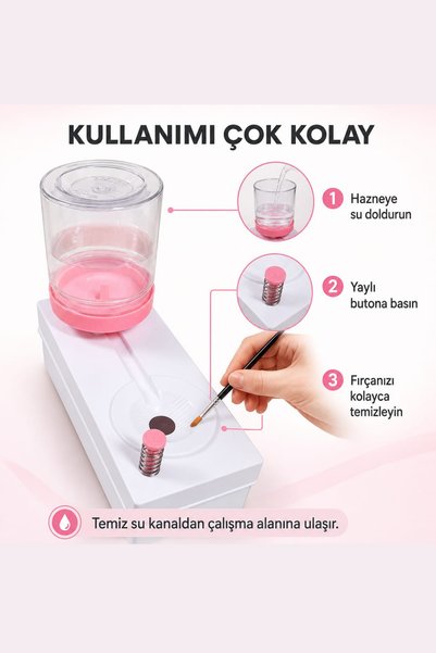 Vox Art Fırça Temizleme Kabı- Su Hazneli (Suluboya,Guaj boya,Akrilik boya) Demonte Gönderilir