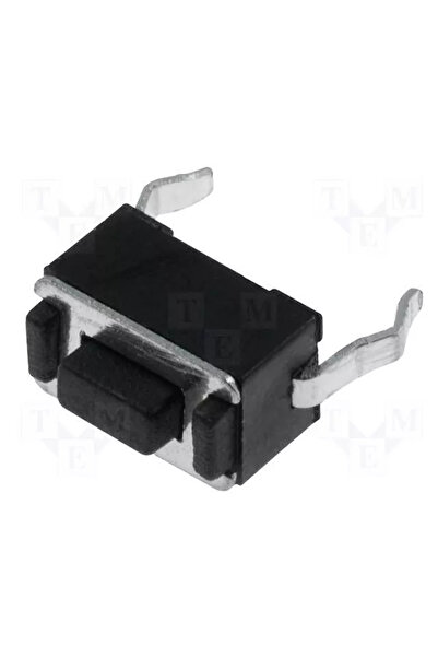 vidsel Microîntrerupător cu buton, 2 pini, OFF-ON, fără reținere, 3.5x6mm, bu...
