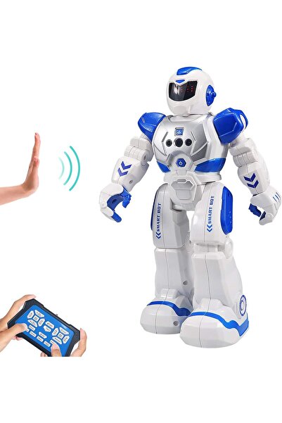 misan Akıllı Robot Hareket Sensörlü ve Kumandalı – 360° Dönen Dans Eden İnter...