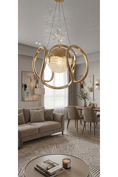 LED AVİZE GOLD