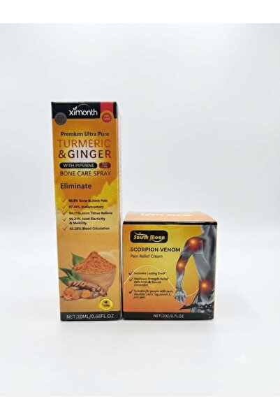 Ximonth Turmeric and Ginger Bone and Joint Care Spray. Scorpion Venom Joint P...