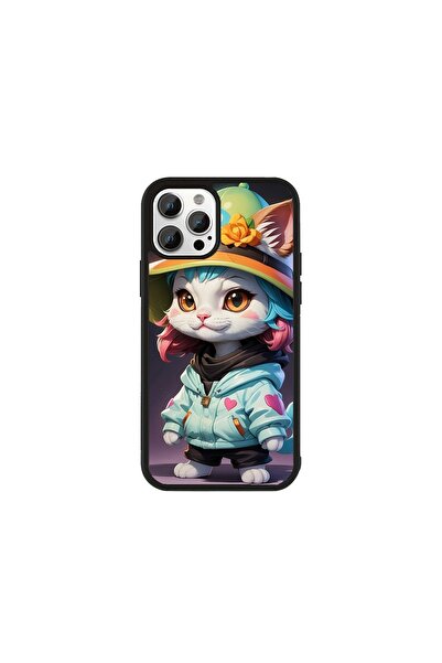 Generic Brand Husa Premium iPhone 13 Pro Max Pisici Drăguțe - Model Pisicuță ...