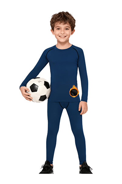 RUTBİL SPORTS 2'Lİ SPOR SET ÇOCUK UZUN KOL SPOR BODY & TAYT FUTBOL BASKETBOL ...