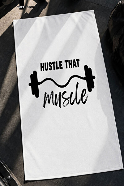 Marte Home Colorful Printed 50X100 cm Sports Towel, Fitness Training Towel