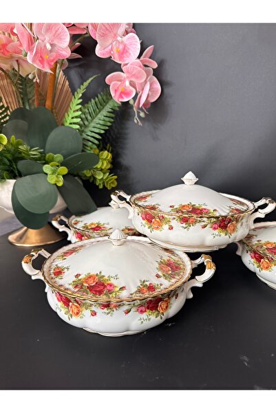 Genel Markalar royal albert old country roses tencere