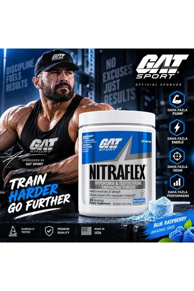 GAT SPORT Nitraflex Nitric oxid Pump PreWorkout 30 serving