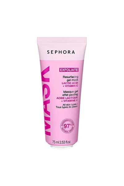 SEPHORA COLLECTION قناع جل مقشر فعال - يحتوي على حمض اللاكتيك وفيتامين سي - 7...