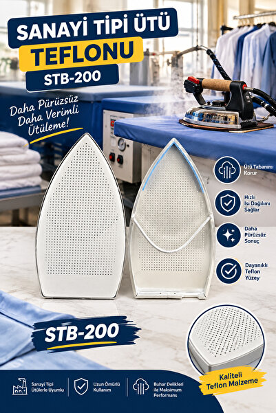 STB SANAYİ TİPİ ALEMİNYUM ÜTÜ TEFLONU STB-200
