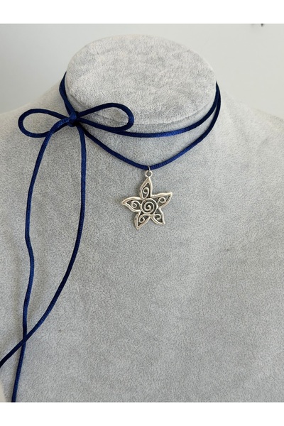 Pinky Lady Sarmal Girdap Vortex Yıldız İpli Kolye Choker
