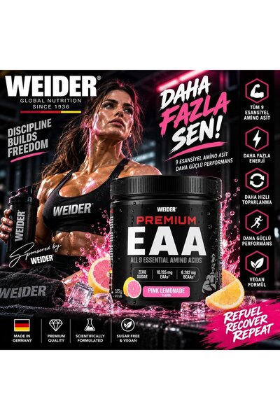Weider Premium EAA BCAA Zero AMİNO Powder 325 g - GERMANY