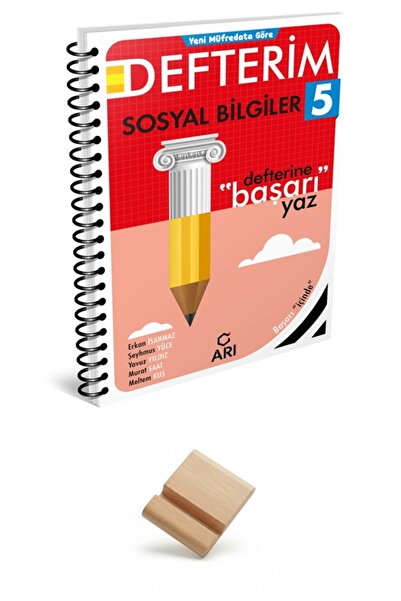 Arı Yayıncılık Arı 5. Sınıf Maarif Sosyal Bilgiler Defterim ve Telefon Standı