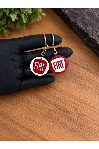 3ALAZERPLEKSİ Plexi Cut Fiat Keychain (2 Pcs)