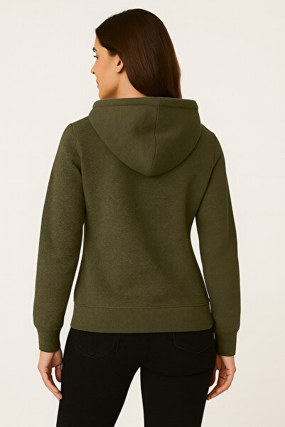 JANTIL MODA Unisex Oversize 3 Threaded Φούτερ με τσέπη καγκουρό, απλό / χωρίς...