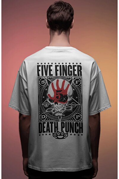 SEVBANO Five Finger Death Punch Rock Metal Music Band Printed Unisex Oversize...