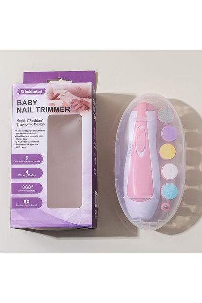 Choice pink Multifunctional Electric Baby Cutter Trimmer Manicure Tool Set Ba...