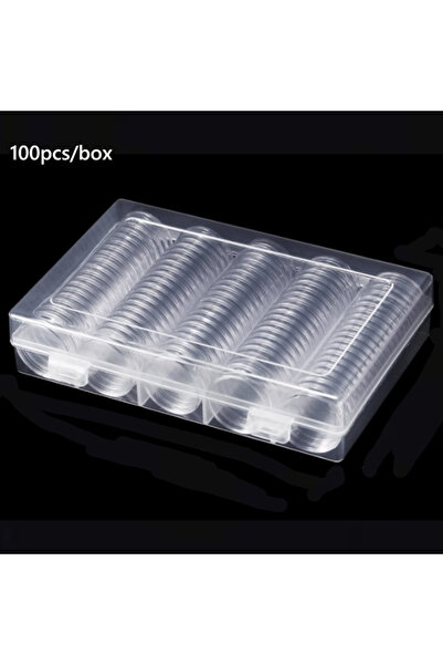 Choice 30mm x1box 10-100pcs 21/23/25--45mm Coinning Capsules Storage Box Clea...