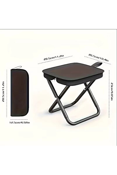 Choice Black-D Portable Folding Camping Stool Lightweight Compact Foldable Ha...
