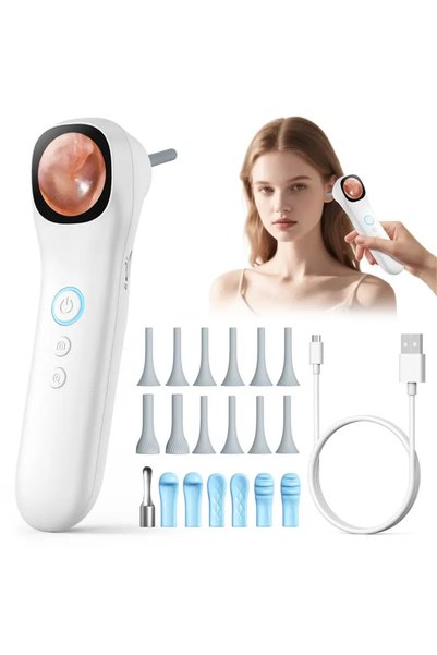 Choice Ivory 1080P HD Ear Camera 5-in-1 Smart Detector with Screen Ear Scoop ...