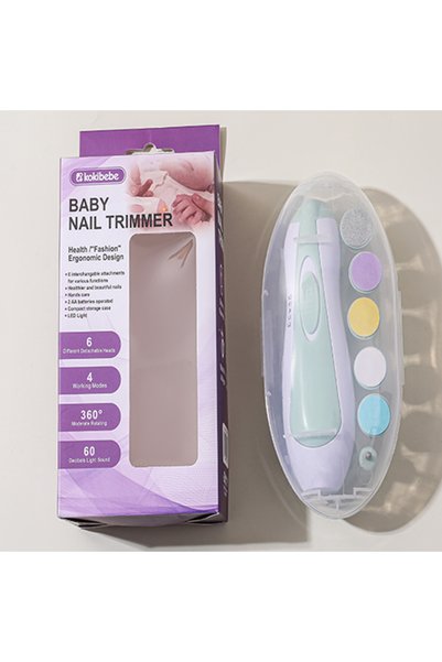 Choice green Multifunctional Electric Baby Cutter Trimmer Manicure Tool Set B...