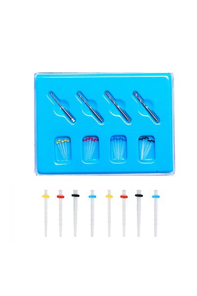Choice Screw Kit 20 Pcs Dental Fiber Posts Kits With Drills Straight Screw Qu...
