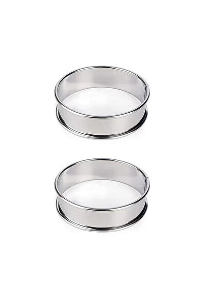 Choice 2pcs 10.5cm 6PCS Muffin Crumpet Baking Rings, Food Grade Stainless Ste...
