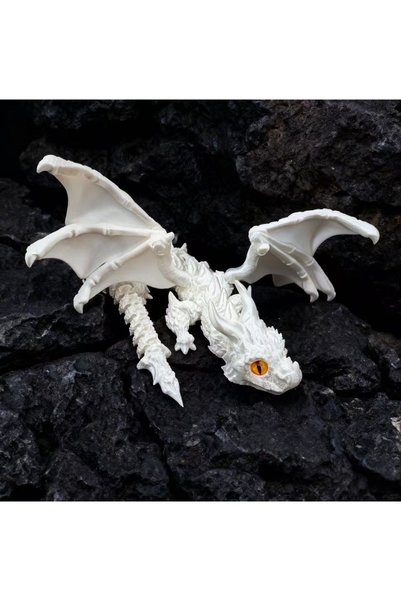 Choice 22cm8.6in white 9-17in 3D Printing Fly Dinosaur Action Figure Mini Toy...