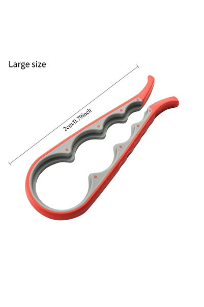 Choice Large size red 1PC 4-in-1 Multi-Function Non-Slip Kitchen Bottle Opene...