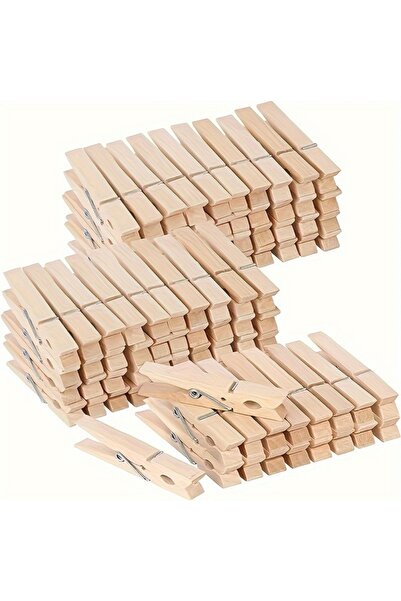 Choice 50Pcs 50pcs Clothes Pins Wooden Clothespins Heavy Duty Wood Clips for ...
