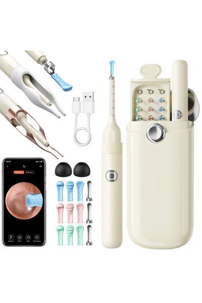 Choice Ivory Upgraded Smart Visual Ear Wax Cleaner With Camera 800W HD Endosc...