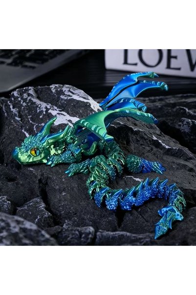 Choice 30cm11.8in lasergreen 9-17in 3D Printing Fly Dinosaur Action Figure Mi...