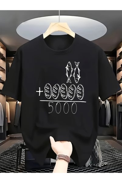 Ornella Studio تي شيرت نسائي صيفي كاجوال بأكمام قصيرة من القطن النقي الممشط ب...