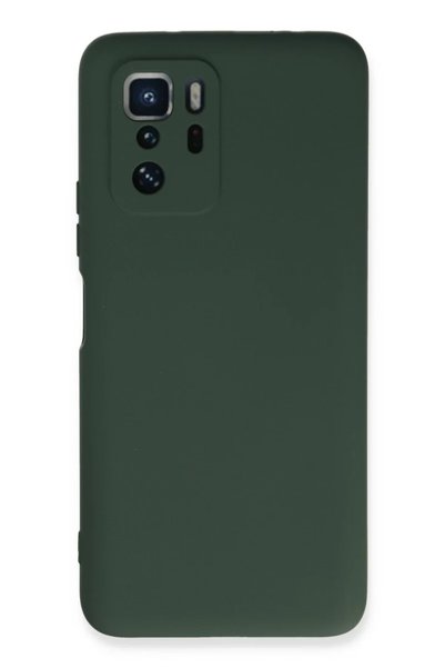 northcity n Xiaomi Poco X3 Gt Compatible Case Nano Velvet Silicone - Dark Green