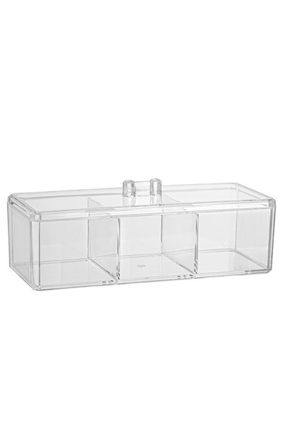 Generic Brand Tea bag holder with 3 compartments, tea box, lid, kitchen organ...
