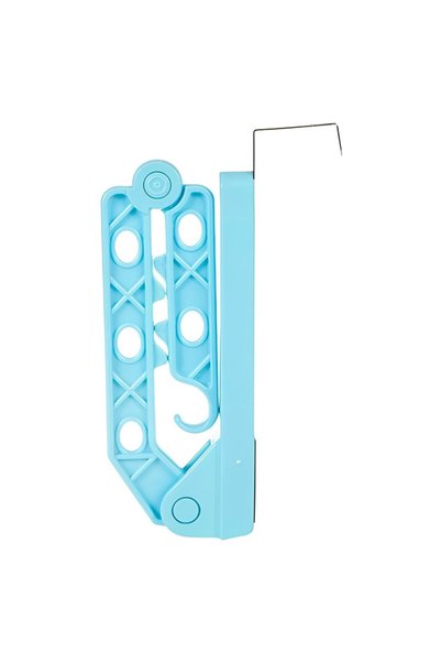 Generic Brand Hanger, closet organizer, foldable hanger, blue