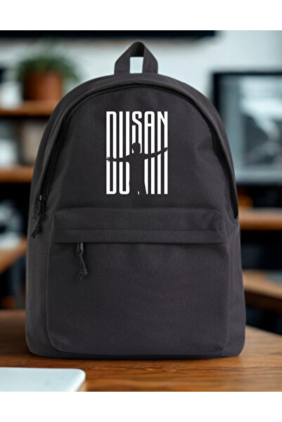 dompulerimoda Dusan Vhalovic Karakartal Unisex Black Backpack