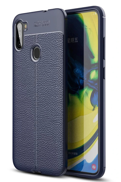 northcity n Samsung Galaxy A11 Compatible Case Auto Focus Cover - Navy Blue