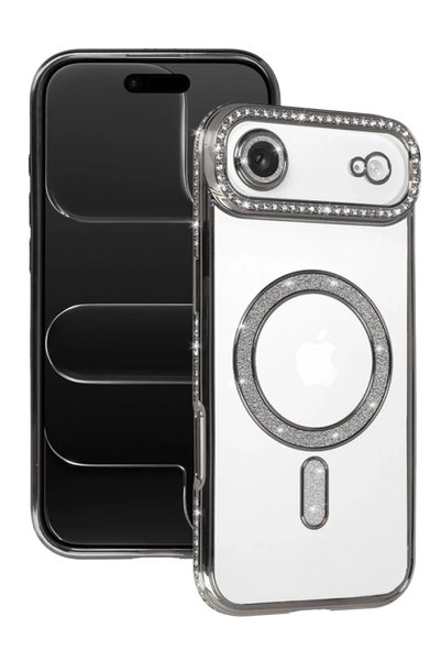 Bezos حافظة آيفون 17 من أبل متوافقة مع Air وJoke Simli Magneticsafe - فضي